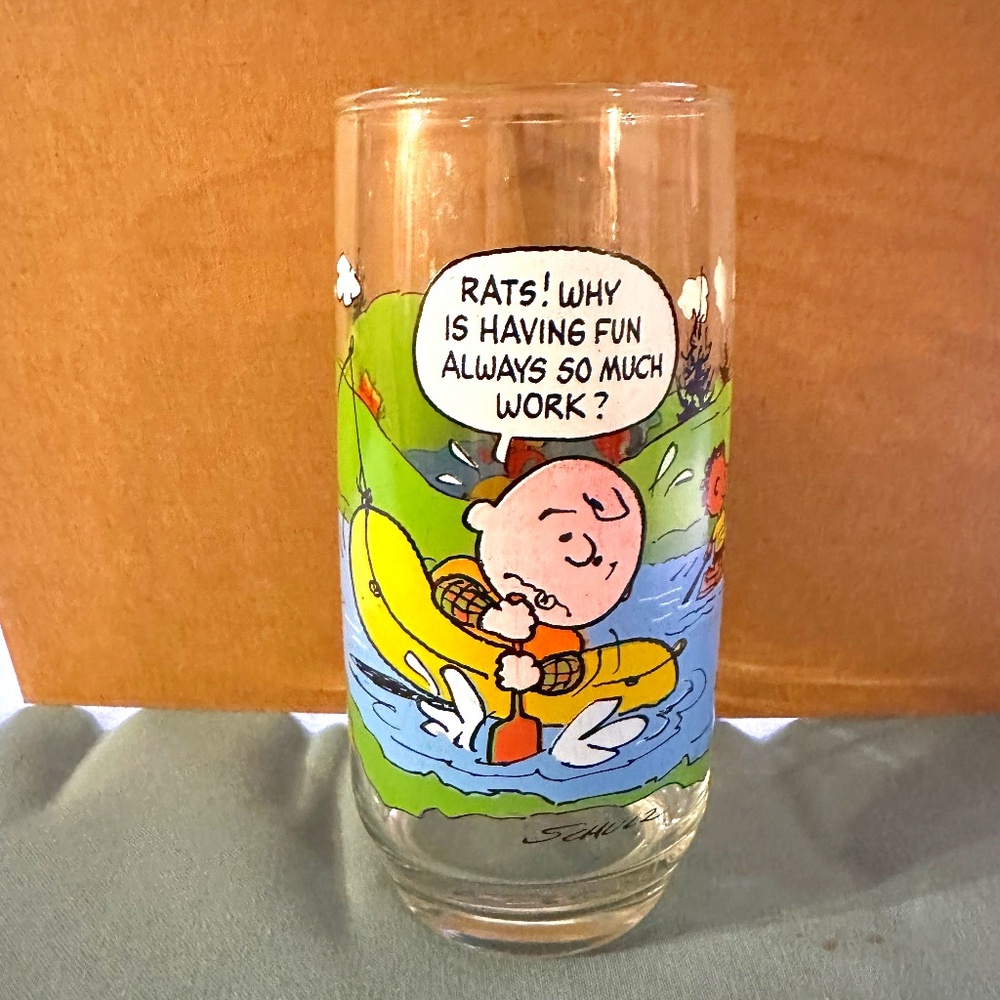McDonald's Camp Snoopy Glass